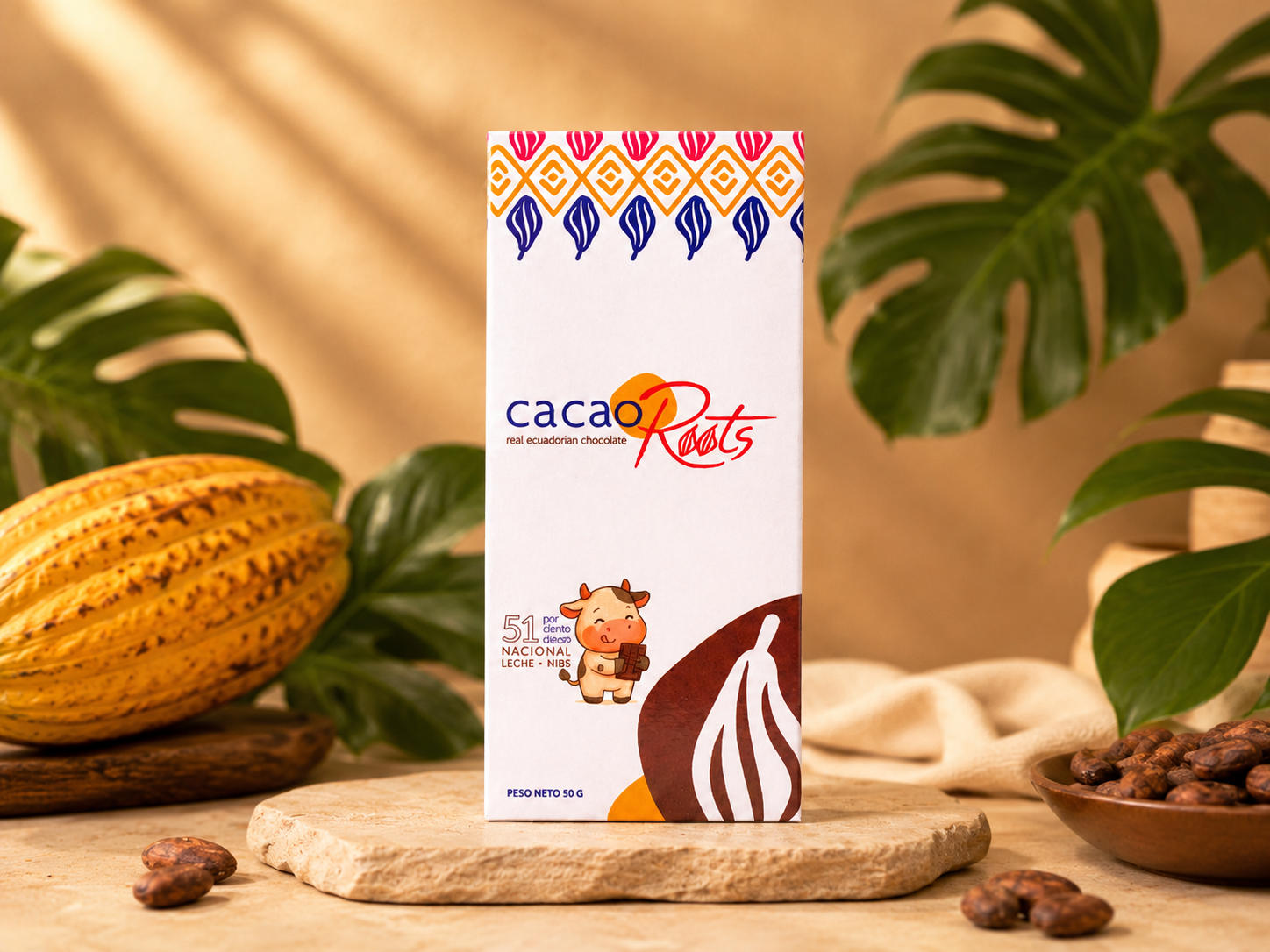 Chocolate con 51 por ciento de cacao