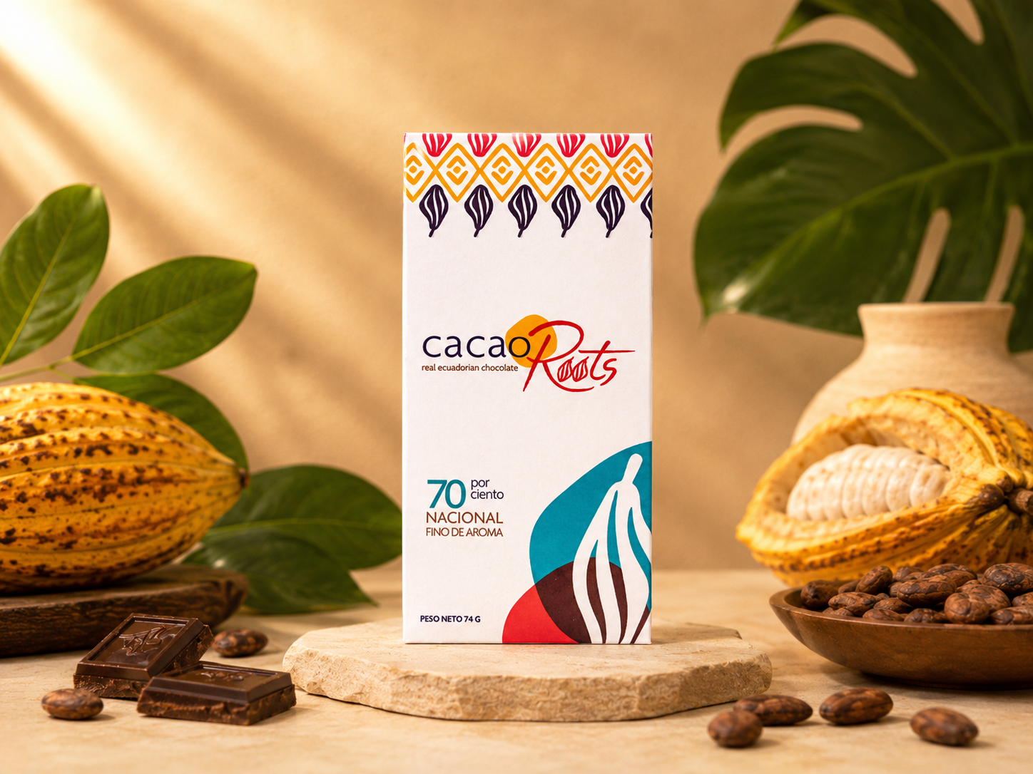 Chocolate con 70 por ciento de cacao